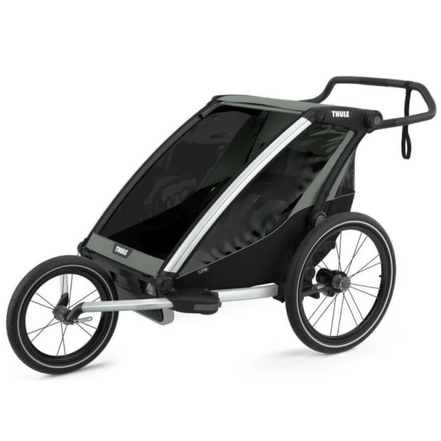 Remorque Enfant Thule Chariot Lite 2 Agave/Noir 6 Remorque Enfant Thule Chariot Lite 2 Agave/Noir – Image 4
