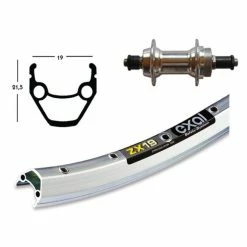 Xxcycle Roue Arrière Exal 26' (559 / 19) Roue Libre à Visser