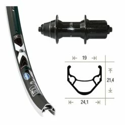 Shimano / Ryde Roue Arrière Shimano FH-T3000 / Ryde 28' X-star 19 - 19-622