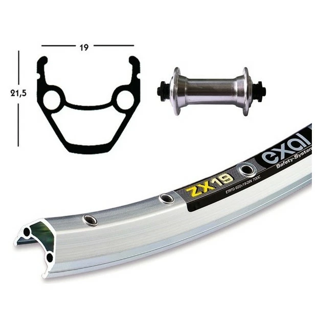 Xxcycle Roue Avant Exal / Shimano RM40 26' (559-19) 3 Xxcycle Roue Avant Exal / Shimano RM40 26' (559-19)