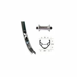 Xxcycle Roue Avant Rigida / Shimano RM30 28' (622 / 19)