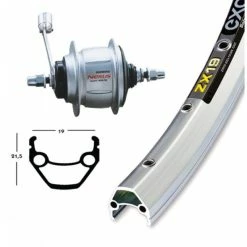 Shimano/Exal Roue Shimano Nexus 8 / Exal Zx 19 26' - 559/19