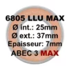 Roulement Enduro Bearings 6805 LLU MAX - 25x37x7 -VTT Petitprix roulement enduro bearings 6805 llu max 25x37x7