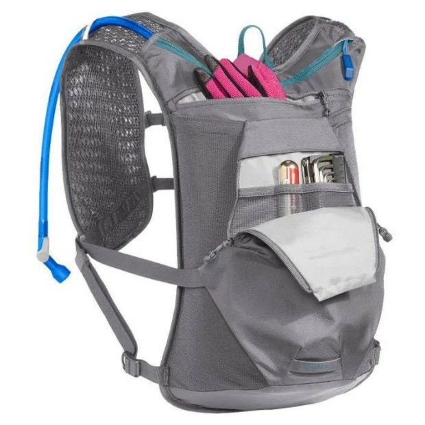 Sac à Dos VTT CamelBak Chase 8 Vest Gunmetal/Bleu 6 Sac à Dos VTT CamelBak Chase 8 Vest Gunmetal/Bleu – Image 4