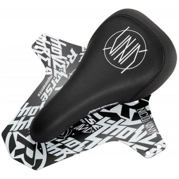 Selle DH/Dirt Reverse Nico Vink Signature Noir/Blanc 3 Selle DH/Dirt Reverse Nico Vink Signature Noir/Blanc