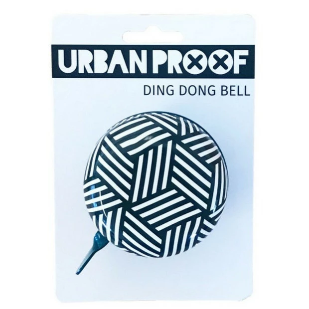 Sonnette Urban Proof Ding Dong Ø6,5cm Vert/Blanc 3 Sonnette Urban Proof Ding Dong Ø6,5cm Vert/Blanc