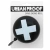 Sonnette Urban Proof Ding Dong Ø8cm Plus Blanc/Noir -VTT Petitprix sonnette urban proof ding dong o8cm plus blanc noir