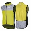 Veste Coupe-Vent Réfléchissante Wowow Dark 1.1 Jaune/Gris -VTT Petitprix veste coupe vent reflechissante wowow dark 11 jaune gris